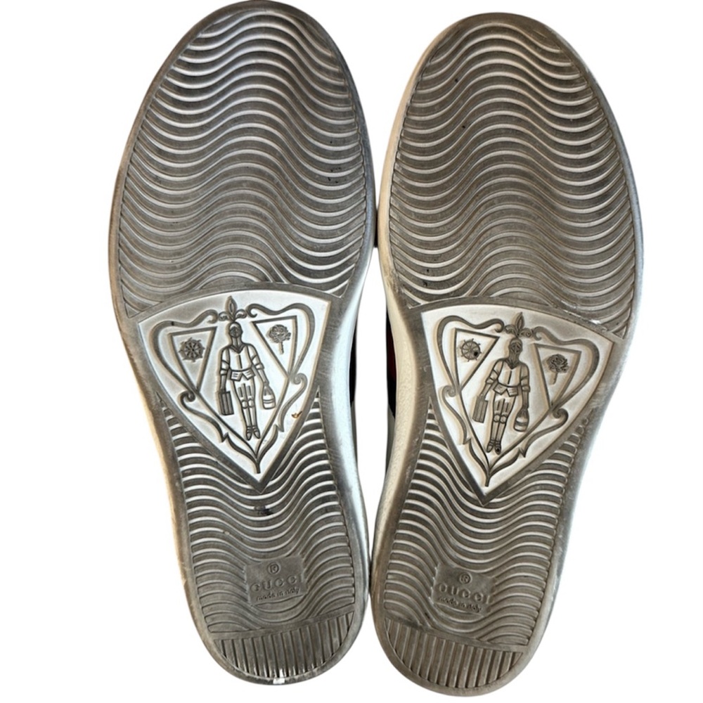 Gucci Ace Sneakers for Men White with Green and Red Stripes - Picture 13 of 15